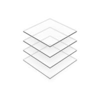 Acrylglasplatten transparent