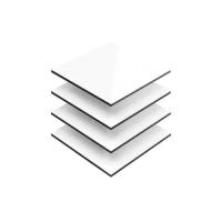 Alu Verbundplatte weiß